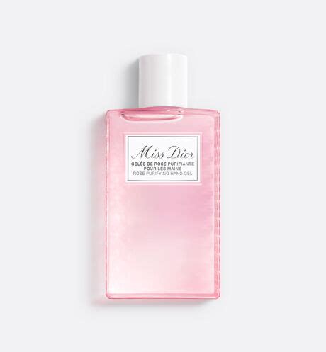 miss dior rose purifying hand gel